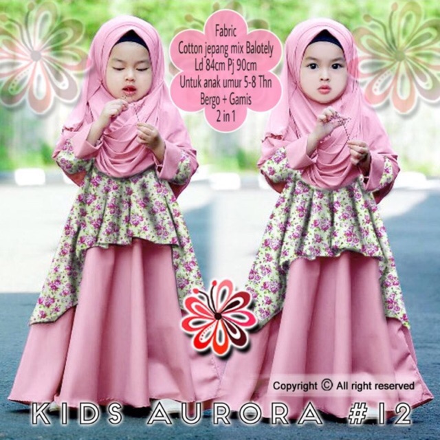 Download 58 Gambar Gamis Anak Perempuan Terbaik Gratis