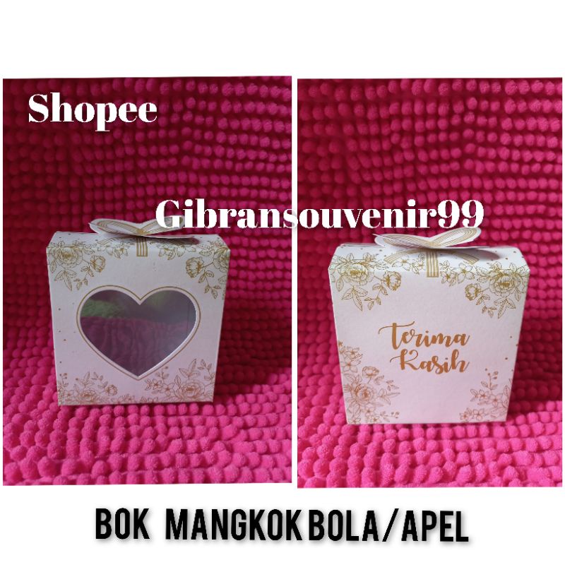 

Box mangkok apel /bola free tali