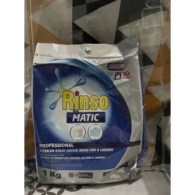 RINSO MATIC 1KG / DETERGENT RINSO MURAH / SABUN CUCI