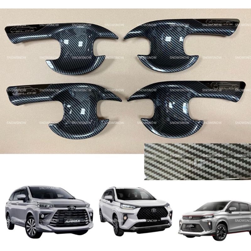 Outer Cover Mangkok Avanza Xenia Veloz 2022 UP GR SPORT Carbon