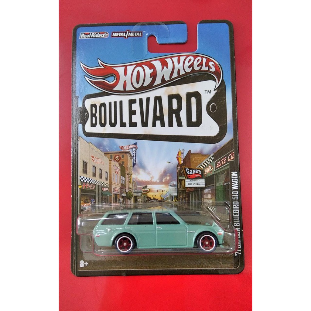 Diecast Hot Wheels Boulevard 71 Datsun Bluebird 510 Wagon HW Hotwheels Collector Mobil Mainan