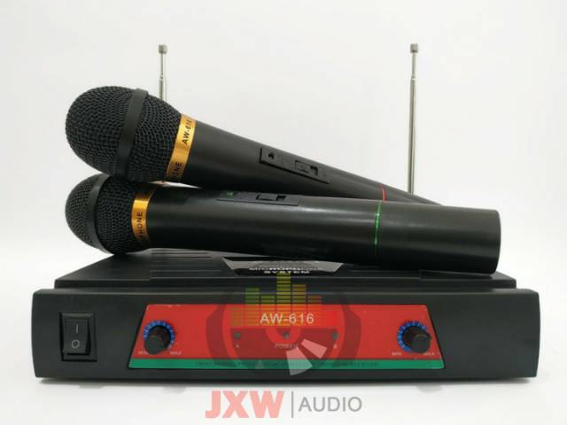 MIC AIWA AW 616 / MICROPHONE WIRELESS AIWA AW-616 / MIC AIWA AW616 HANDHELD