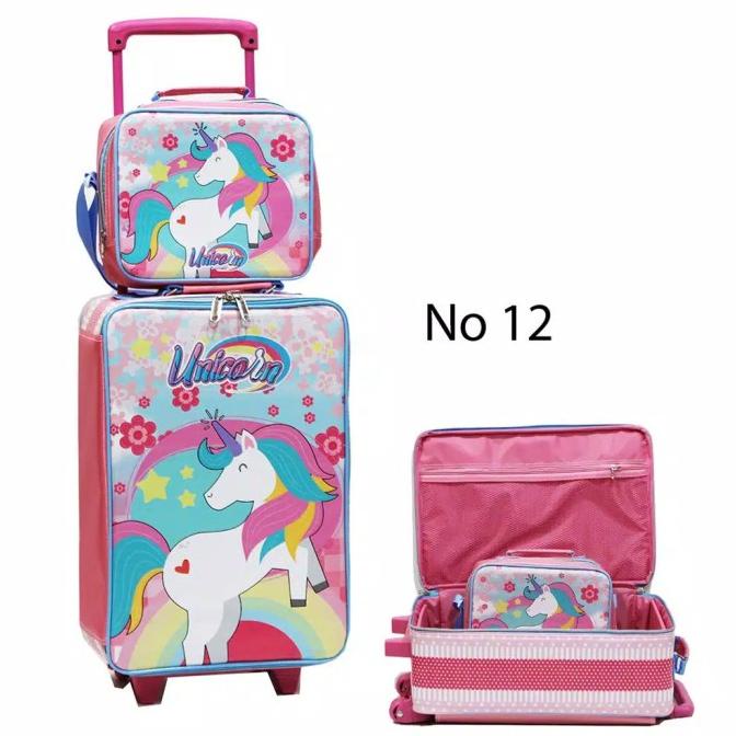 Koper Anak + Lunch Bag Unicorn