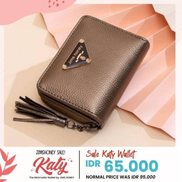 Bisa COD/Katy wallet jims honey/katty wallet/dompet wanita jims honey/dompet jims honey