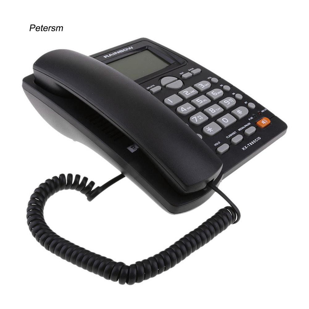 Pst Universal Home Business Corded Fixed Desk Phone Caller Id