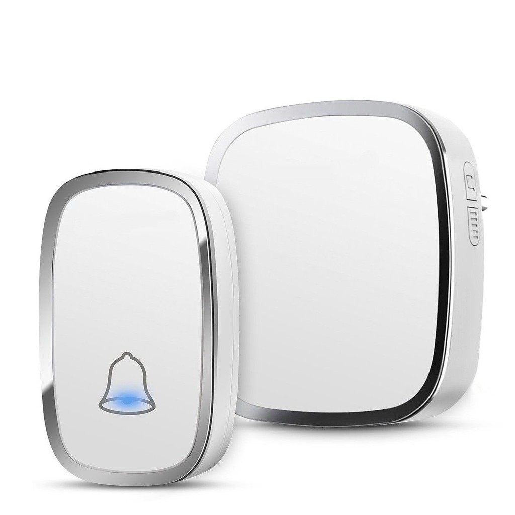 [COD] Wireless Door Bell IP44 Waterproof Bel Rumah Tanpa Kabel Anti Air Kuat dengan Suara Super Nyaring dan Sinyal Kuat