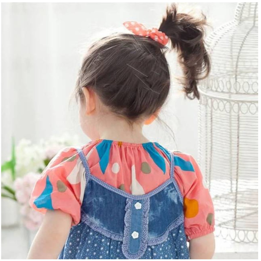 BAJ Ikat Rambut Korea / Karet Rambut Anak / Jepit Rambut / Kunciran Rambut Karet Chibi IR027