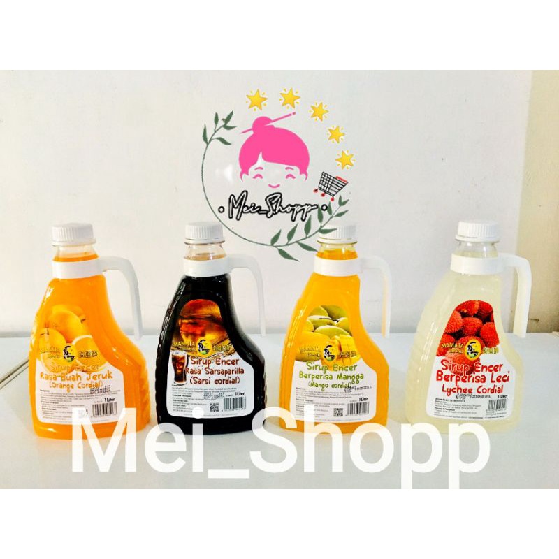 Jual 4 JENIS SYRUP BUAH MALAYSIA PER BOTOL 1 LITER Indonesia