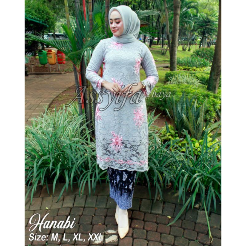 Set kebaya modern tunik nagita / kebaya wisuda / kebaya muslim / kebaya pesta