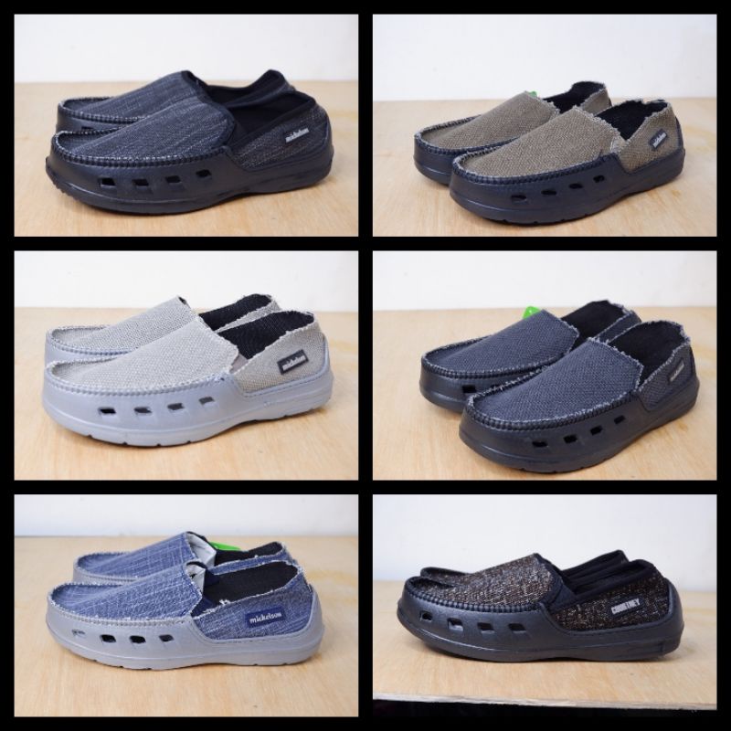 Sepatu slip on pria mickelson excel dan ename spesial