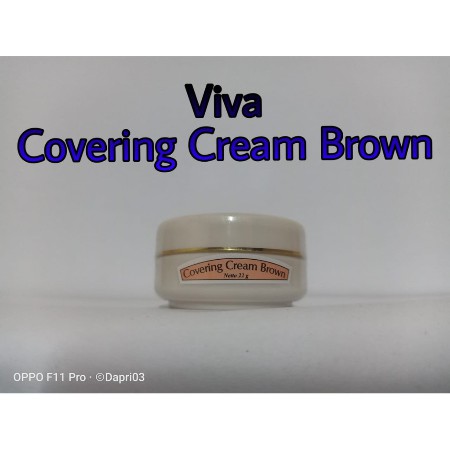 (INEED) VIVA COVERING CREAM 22g ( Brown / Olive / Beige ) - Viva Foundation Covering cream 22g