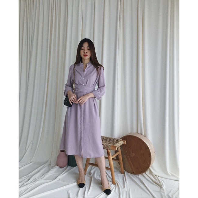 oudre tilly dress in lilac preloved