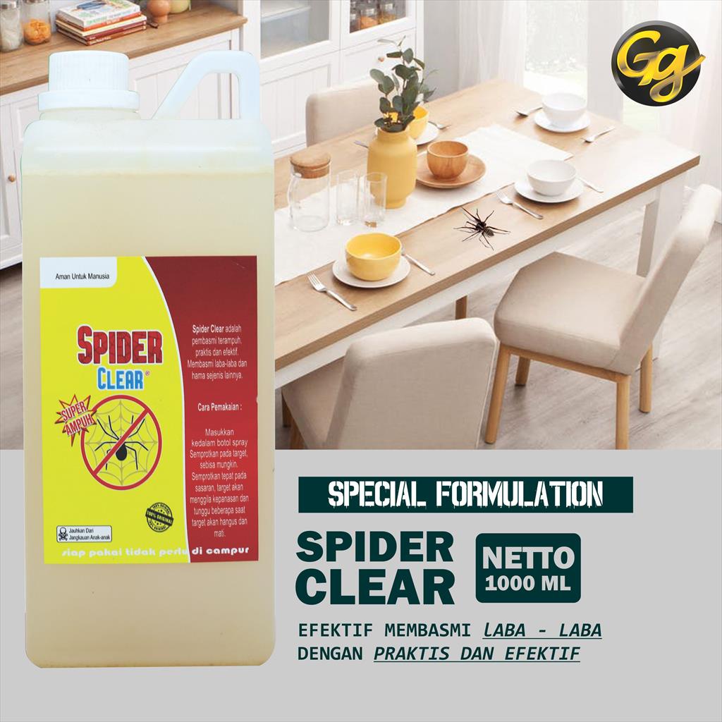 SPIDER CLEAR 1000 ML PEMBASMI LABA LABA INSEKTISIDA