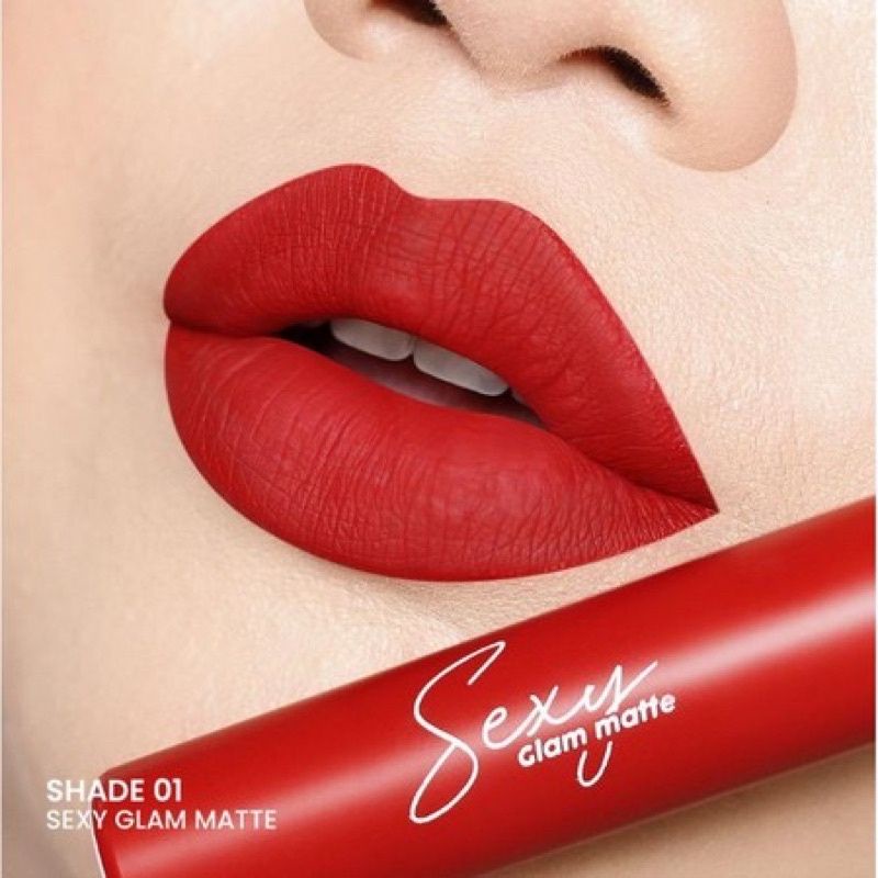 SIAP KIRIM SEXY GLAM MATTE LIPSTIC LIPGLOSS SGM SEXY GLAM MATTE COSMETIC MS GLOW