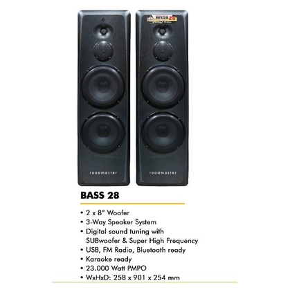 SPEAKER ROADMASTER BASS 28