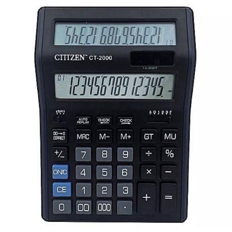 

Cityzen 2000 /14 Digit Kalculator 2 layar