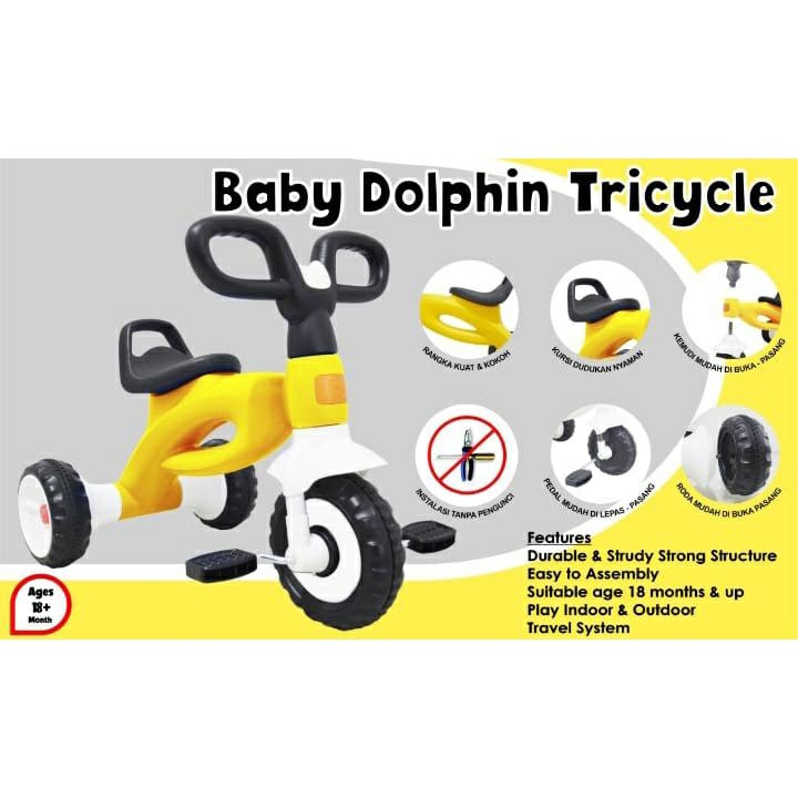 Inui Baby Dolphin Tricycle KC-117