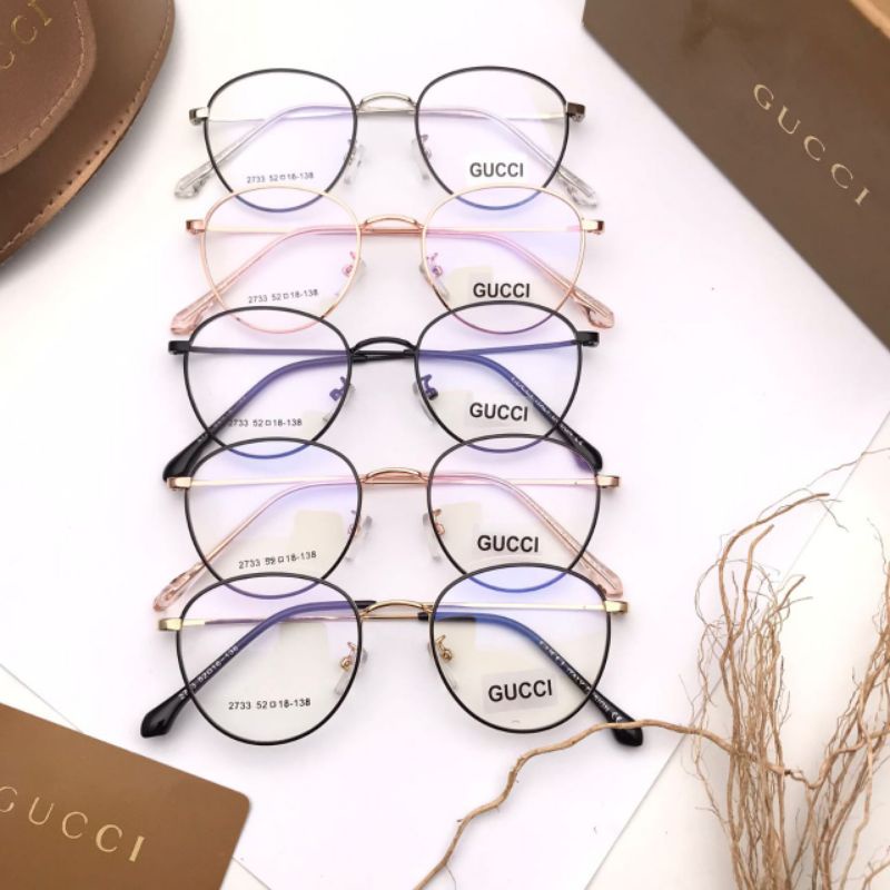 Kacamata GC 2733 fashion wanita / pria / lensa anti radiasi / minus / photocromic / kacamata hitam