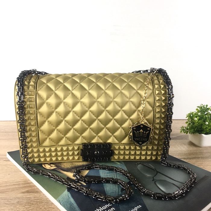 KDDJTF1092BIG-gold Tas Jelly Clutch Wanita Cantik Elegan Import