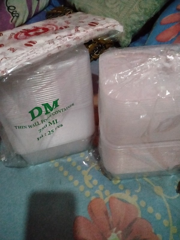 Kotak Makan 750ml/tempat Makanan/kotak Plastik/thinwall/box Plastik