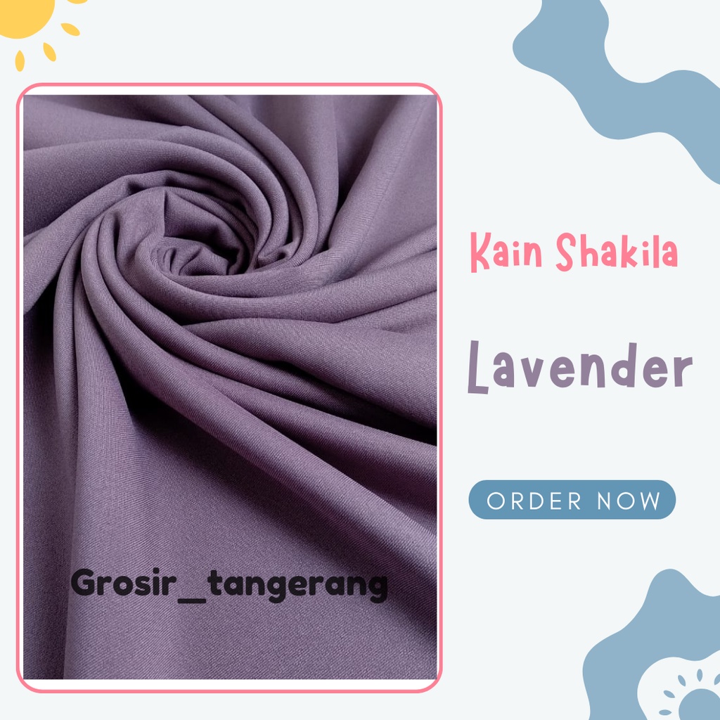 Bahan kain Shakila 0.5m | Kain shakila strech premium