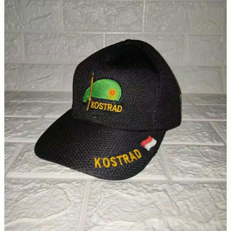 topi dobel mes / topi dobel mes dewasa / topi dobel mes bordir