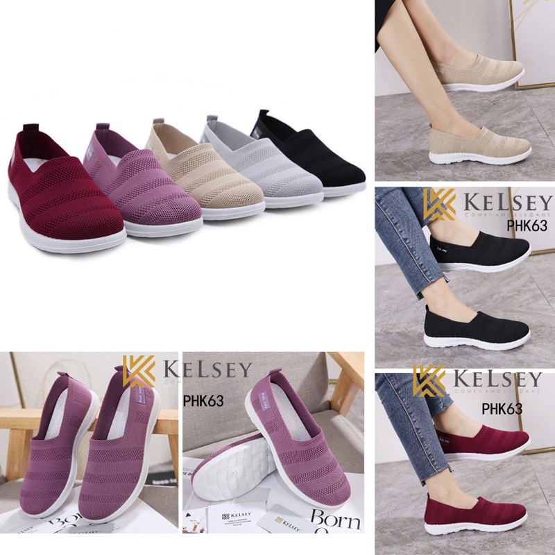 (GRATIS ALAS KAKI) RESTOCK!! NICOLE SEPATU SLIP ON WANITA KELSEY PHK63 SEPATU FLAT SHOES