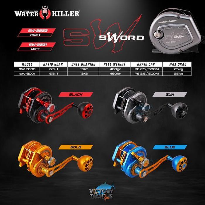 Promo perkakas Reel Water Killer Sword SW 2001 20DEZ Limited