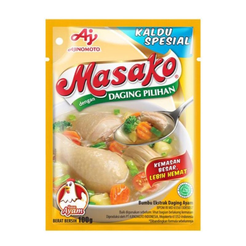 

Masako rasa ayam kemasan 100gr