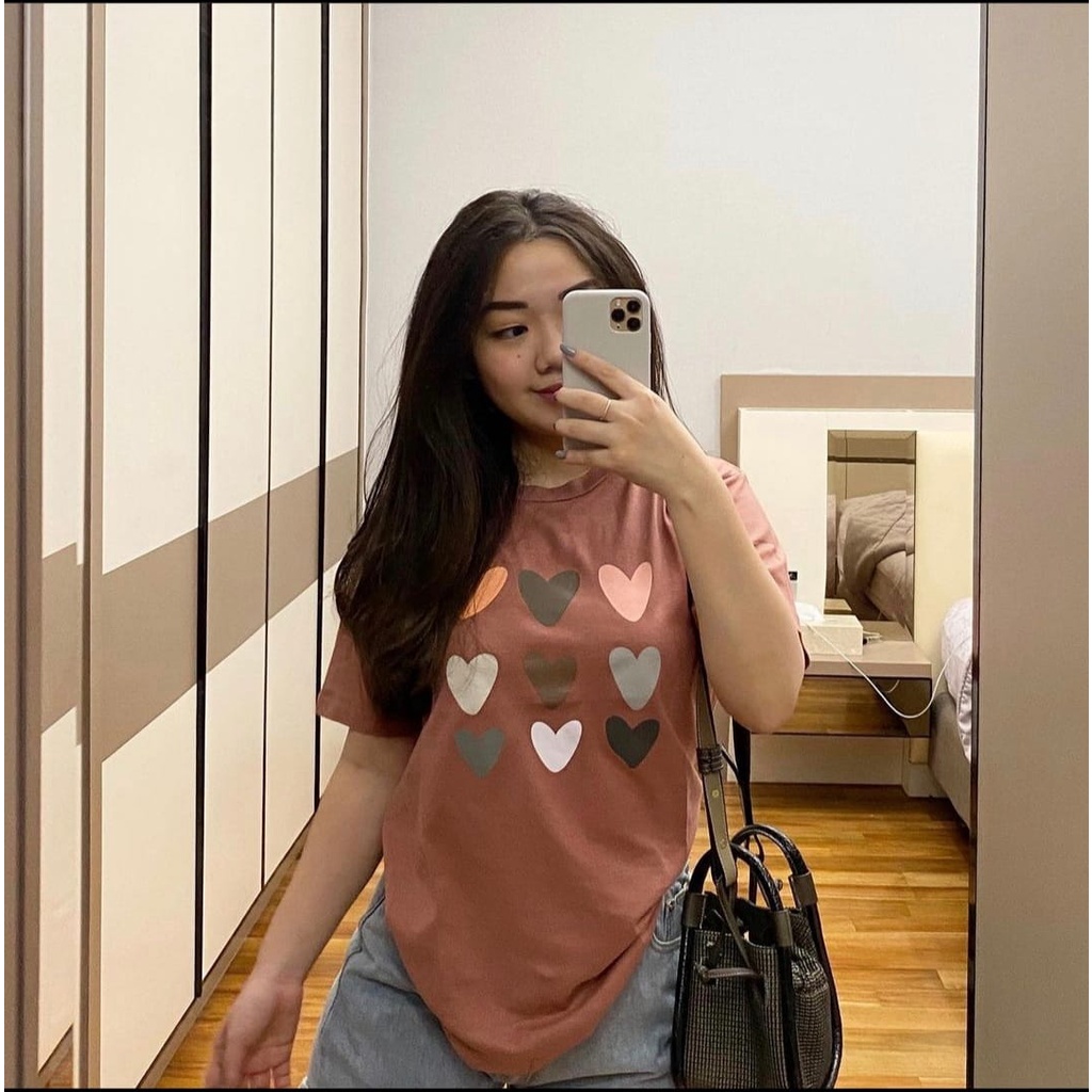 KAOS TUMBLR DUSTY ROSE | BAJU TSHIRT TUMBLR TEE PINK KOREAN KOREA STYLE PENDEK WANITA