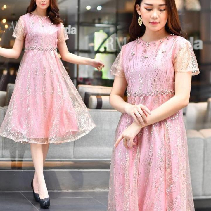 Hot Sale -  DRESS NATAL TERLARIS / DRESS PESTA / DRESS WANITA KEKINIAN 2021 / DRESS KOREA / DRESS GE
