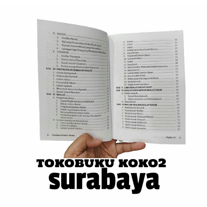 BUKU TUNTUNAN SHALAT UKURAN A5 PUSTAKA NUUN