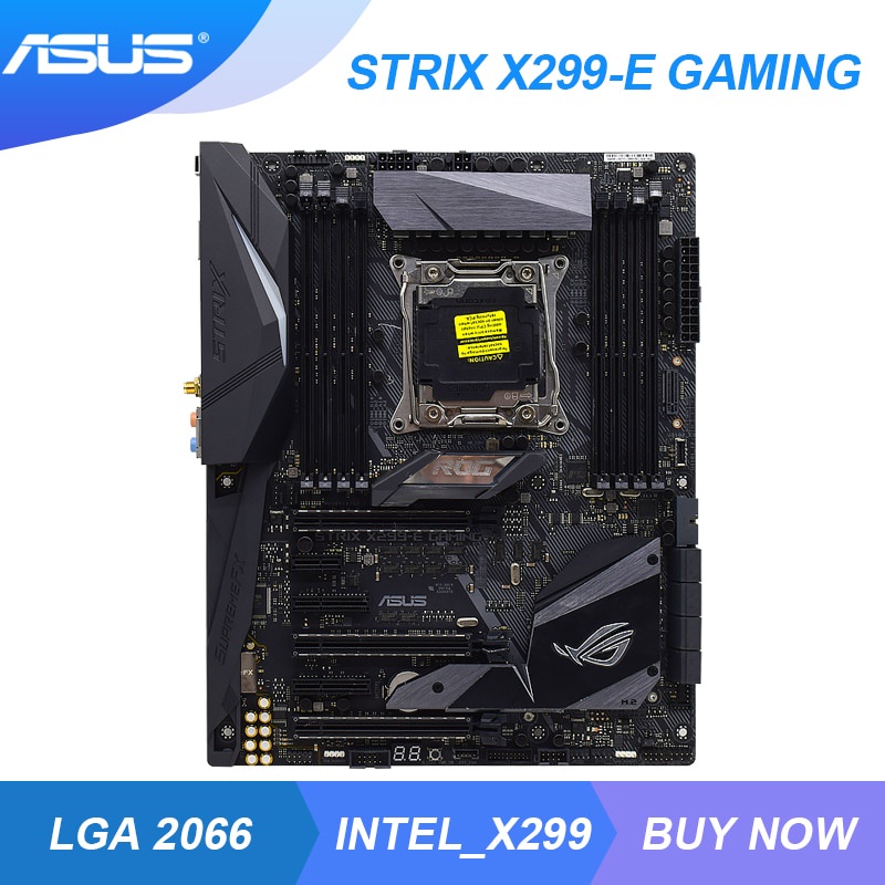 PREORDER ASUS ROG STRIX X299-E GAMING Mining Motherboard Kit Intel Core i7 9800X 7800X Cpus LGA 2066