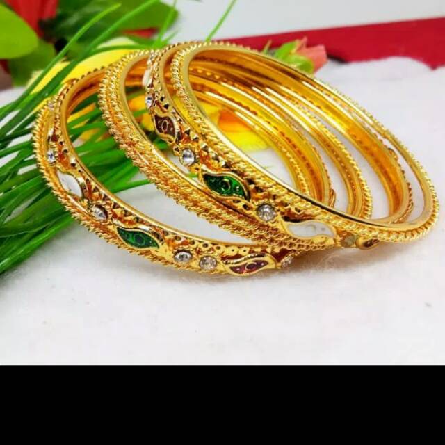 Set gelang dubai lapis emas 24k
