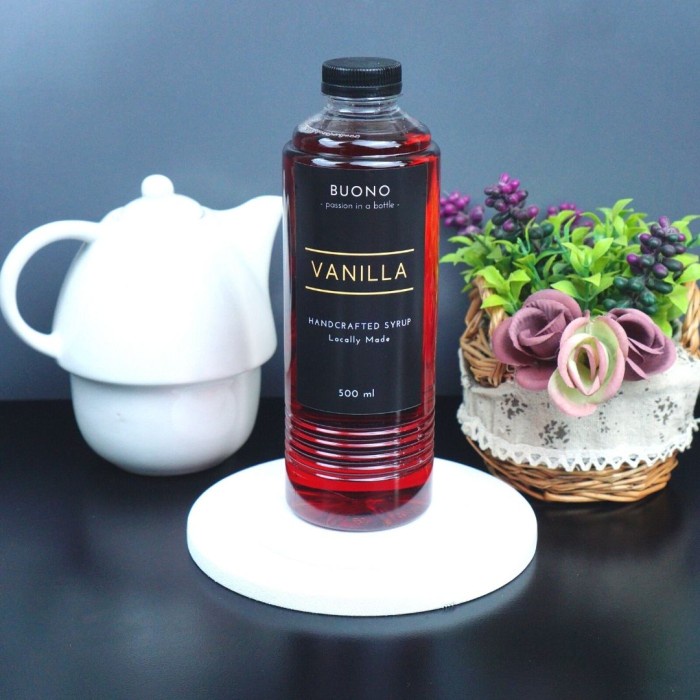 

(BISA COD) Sirup Hazelnut / Caramel / Mint 500ml - 100% Gula Asli - Vanilla