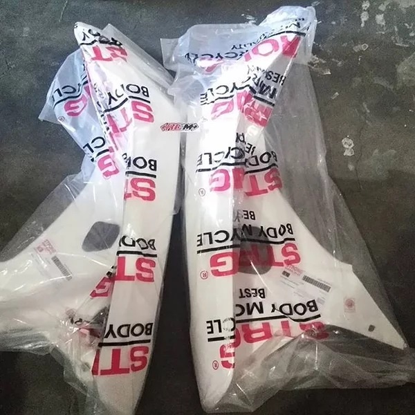 SAYAP LEGSHIELD KIRI KANAN GRAND WARNA PUTIH MERK STRONG KUAT TEBAL PRESISI