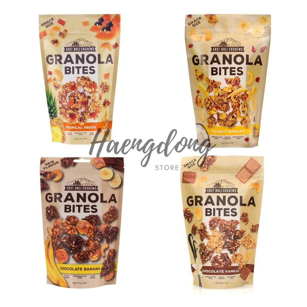 

[UnimoStore] EAST BALI CASHEWS - Granola Bites 125gr