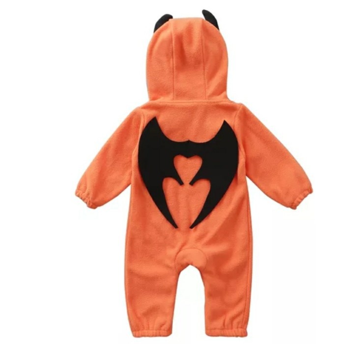 Baby pumpkin hooded romper baju bayi pumpkin halloween costume