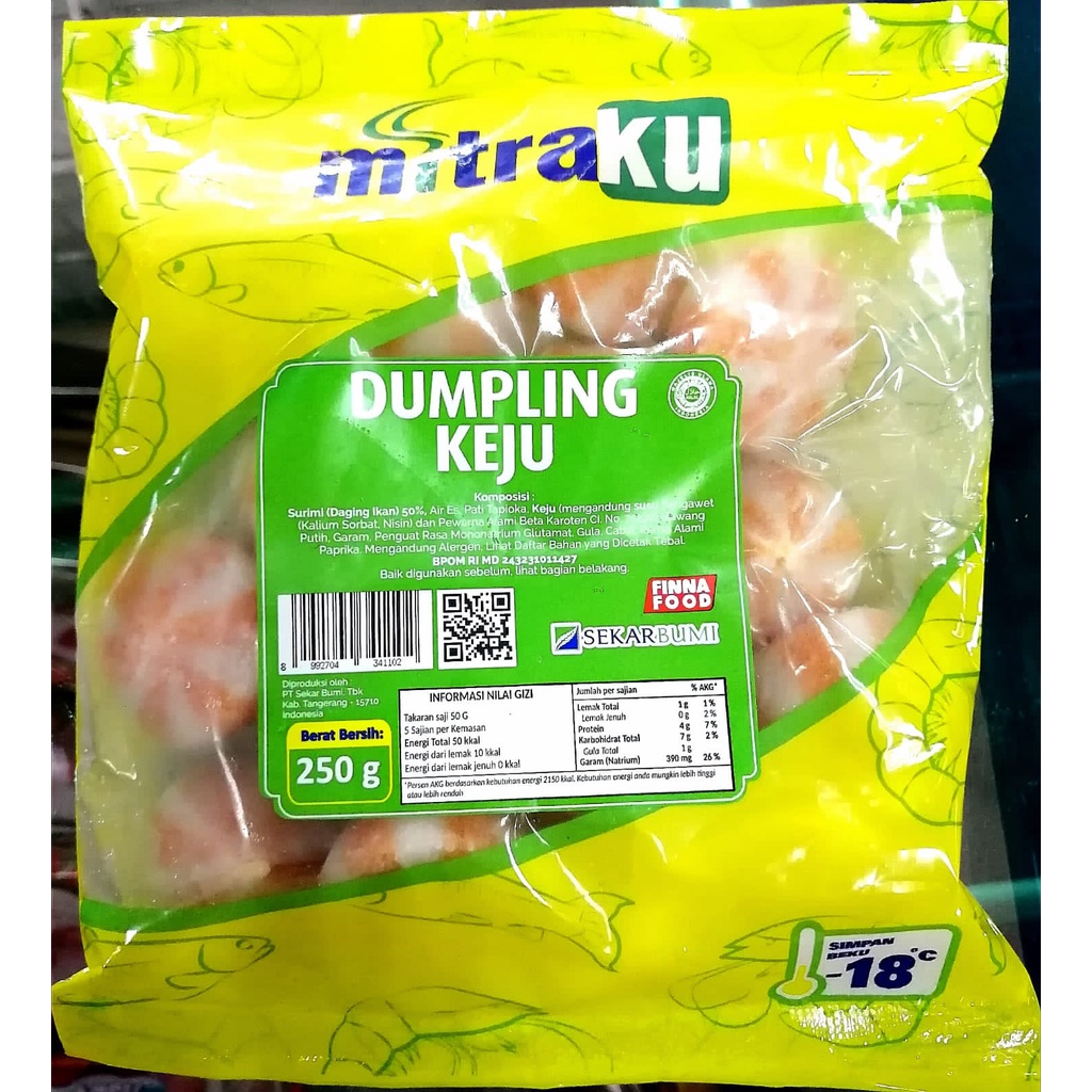 

Mitraku Dumpling Cheese 250gr