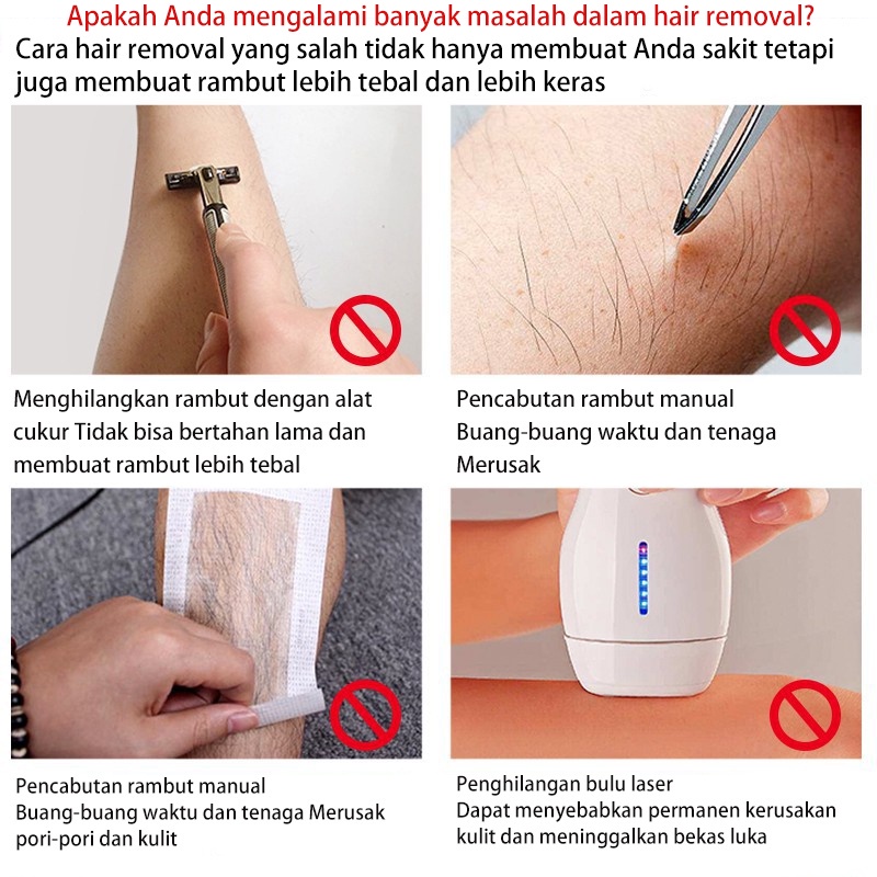 Krim Cream Penghilang bulu permanen rambut Rambut ketiak  Bagian privat kaki Lengan Hair removal cream cepat yang aman, lembut, tanpa rasa sakit, dan tidak menyebabkan iritasi