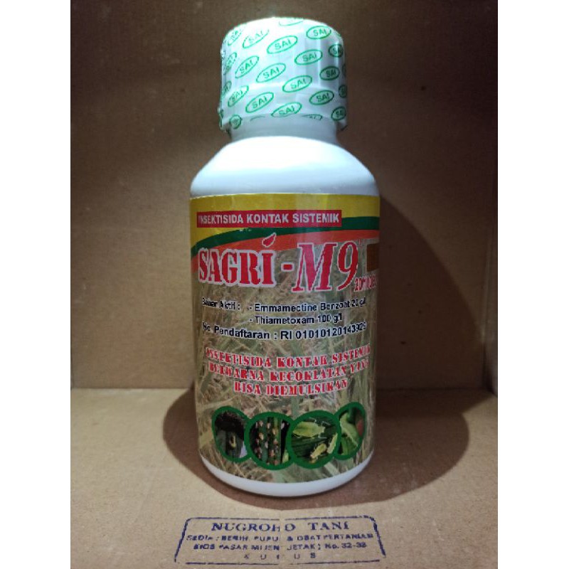 INSEKTISIDA SAGRI-M9 20/100 EC 500 ML PENGENDALI ULAT GRAYAK