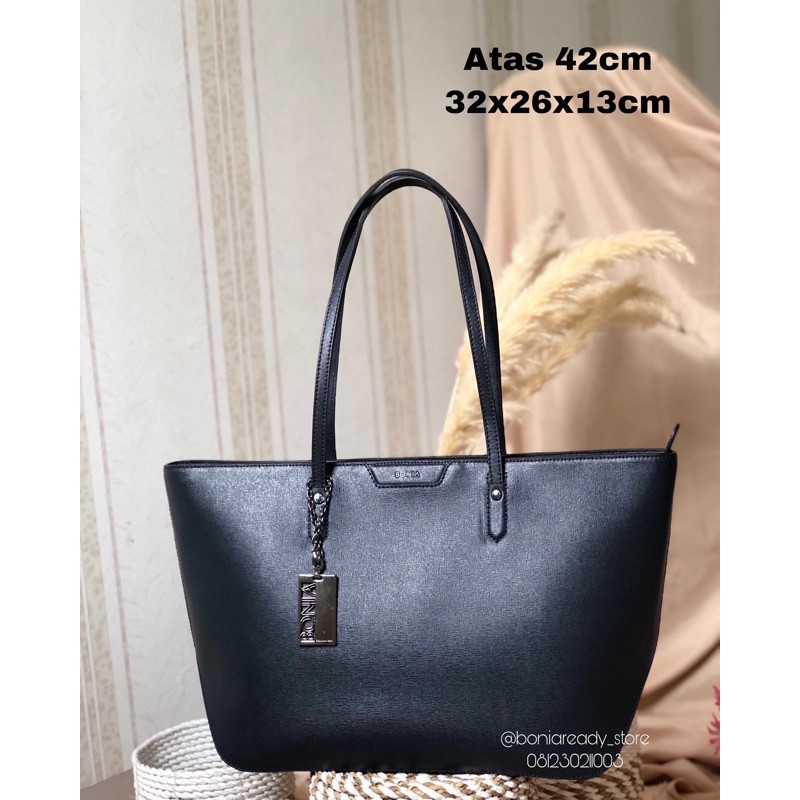 SALE TAS TOTE BONIA LEATHER LARGE ORIGINAL 100%