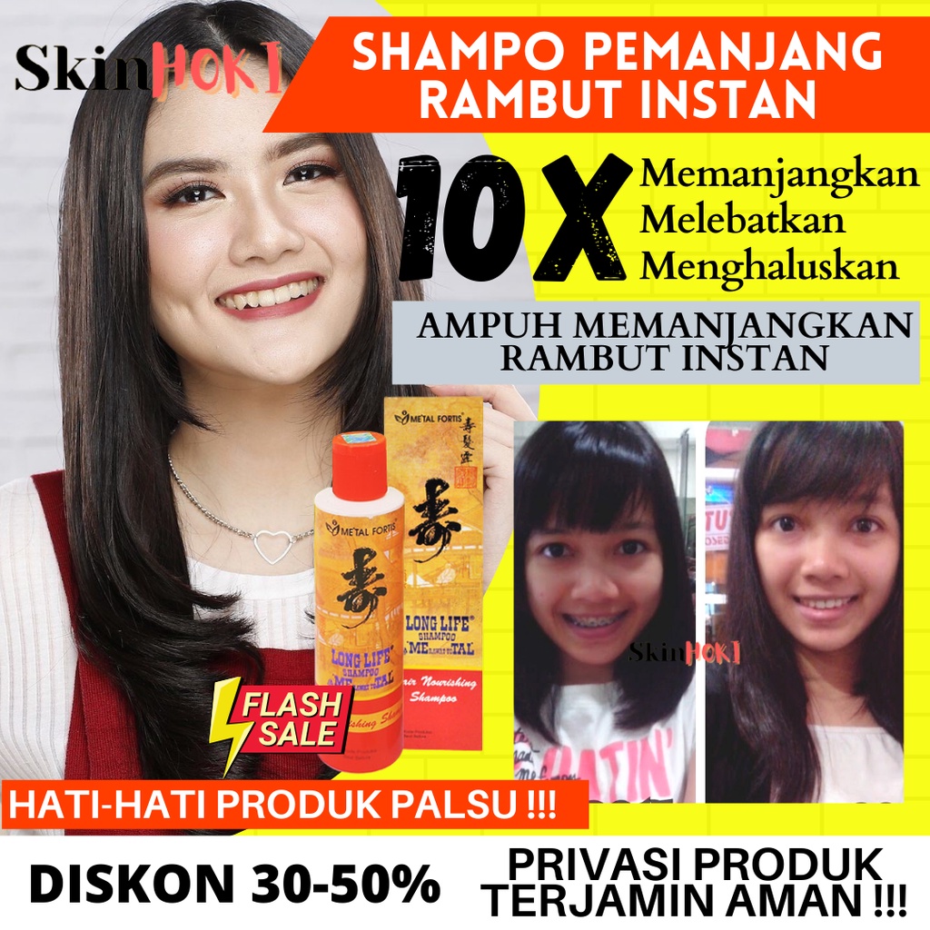 SHAMPOO PENUMBUH RAMBUT PEMANJANG RAMBUT SAMPOO METAL FORTIS 100ml PERAWATAN PENYUBUR RAMBUT ORIGINAL BPOM