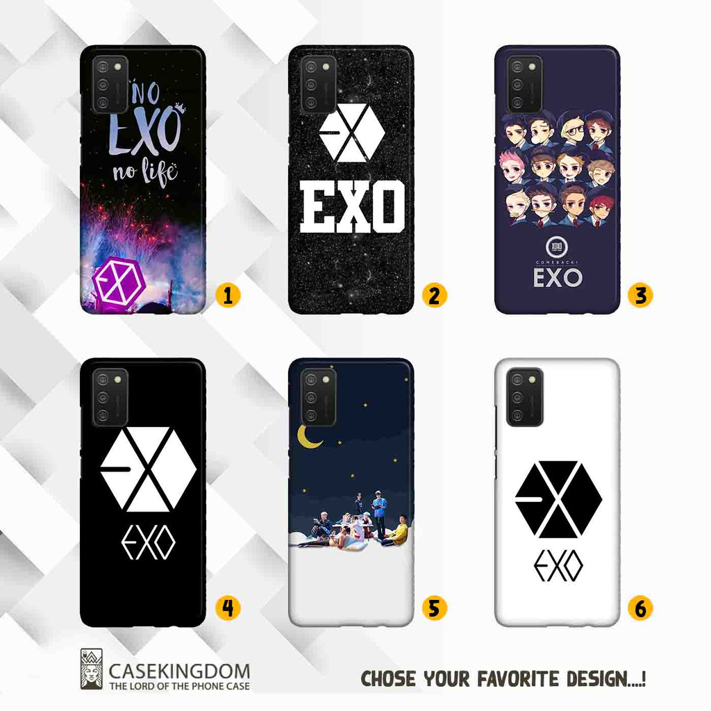 Premium Custom Case Samsung Galaxy A02s Exo Kpop Casing Hardcase