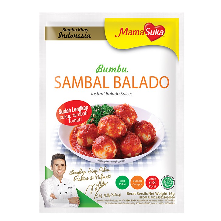 

MamaSuka Bumbu Sambal Balado 16 gr