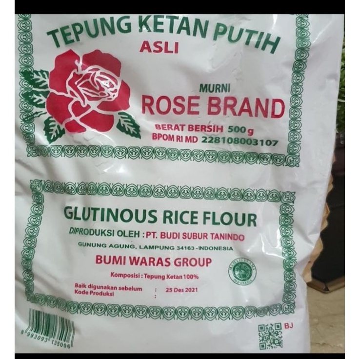 TEPUNG BERAS,KETAN DAN SAGU @500 GRAM.SATU BKS