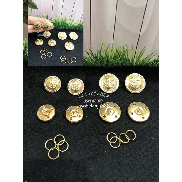 Kancing PDU Jangkar || Kancing PDU Pelayaran || Kancing PDU AL