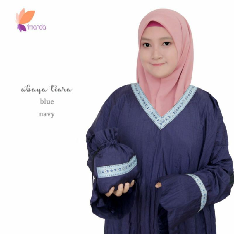 mukena abaya terusan rimanda parasut travelling