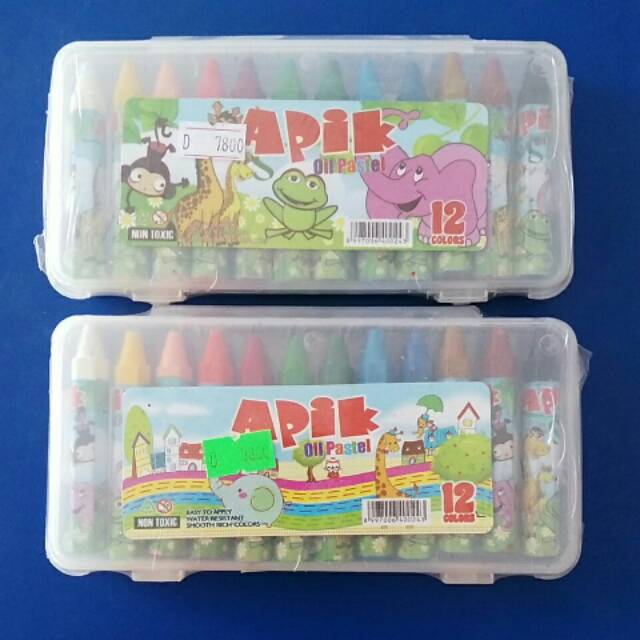 

Oil pastel APIK 12 warna