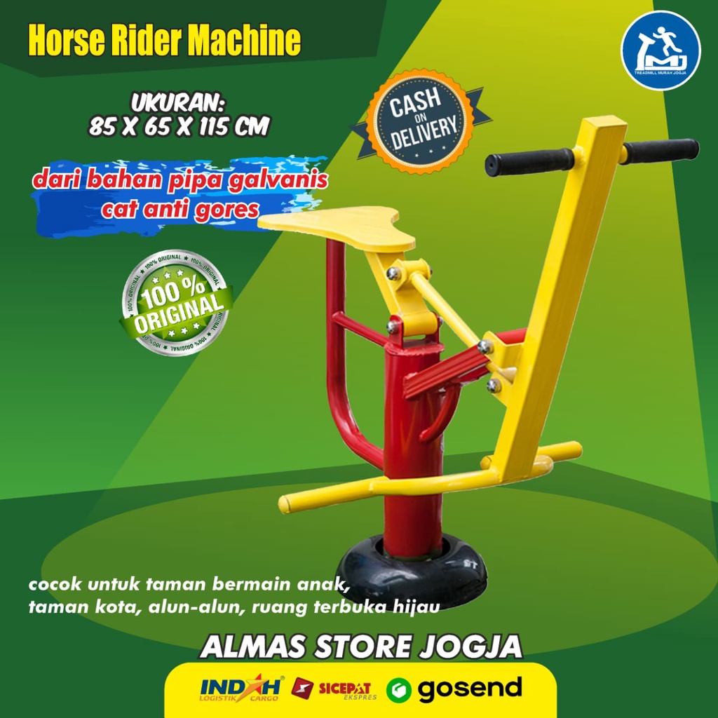 Sepeda Statis Home Squad Hit Power Squat  Horse Rider Outdoor Alat Olahraga Fitnes Gym Olaraga Tanpa